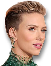 Scarlett Johansson's Emerald, Aquamarine & Green Tourmaline Ear Cuff